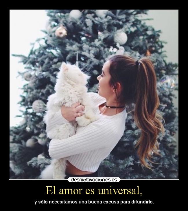 El amor es universal, -