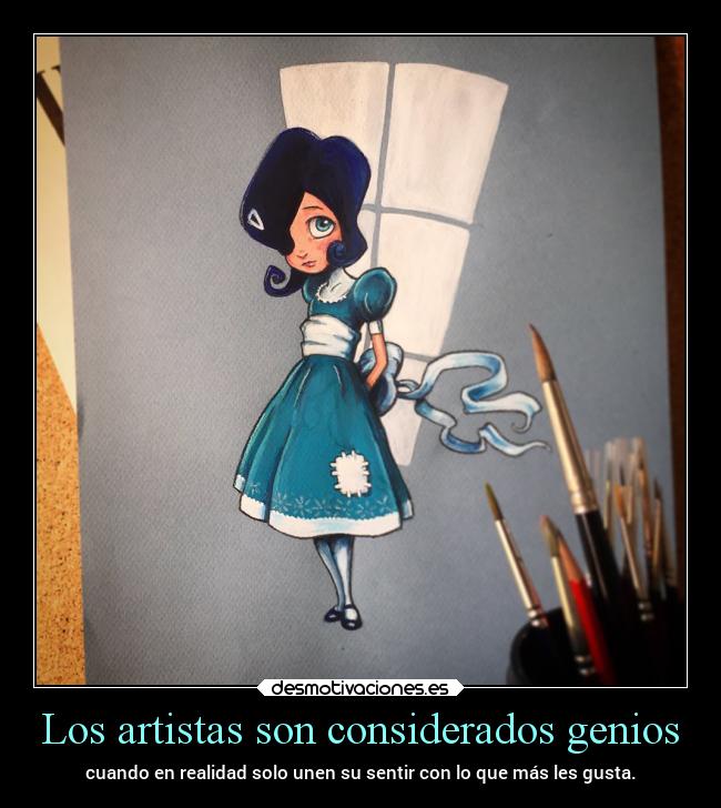 Los artistas son considerados genios - 