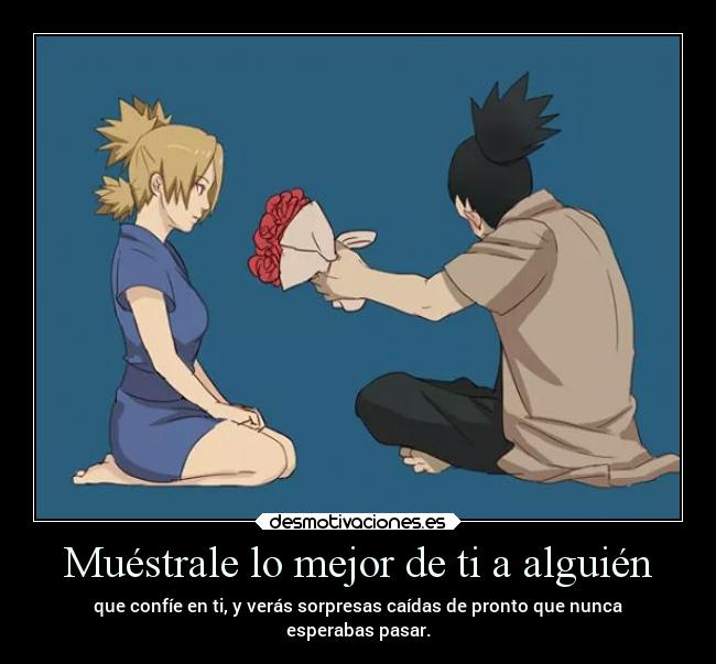 carteles anime amistad amor desmotivaciones