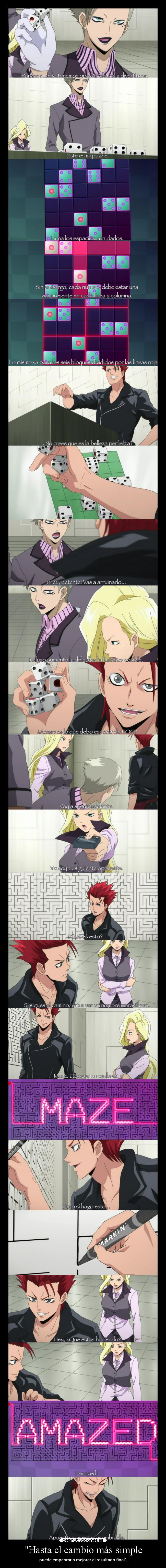 Hasta el cambio más simple - 