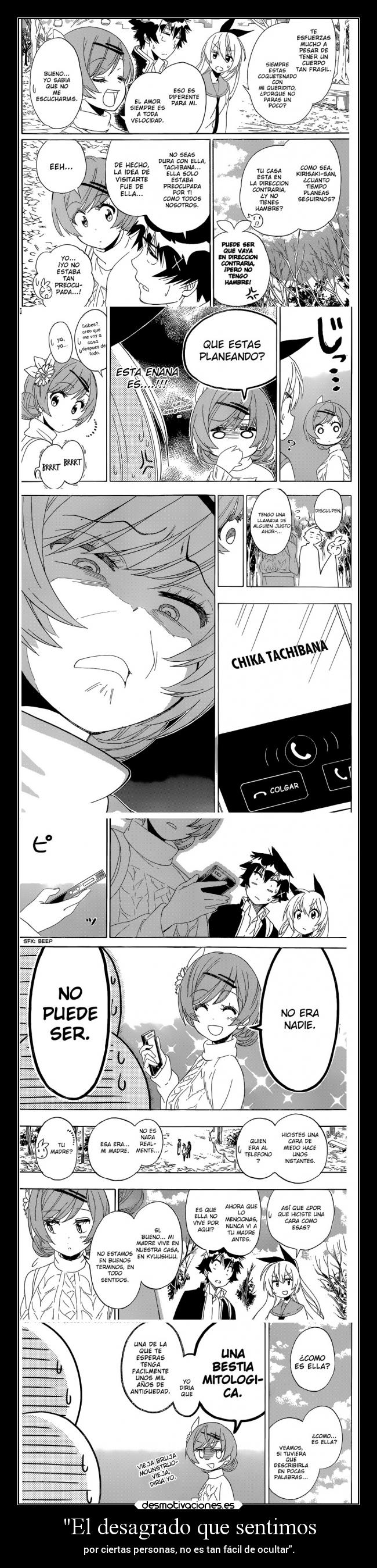 El desagrado que sentimos - 