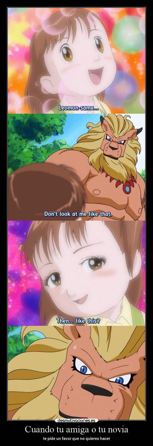 Cuando tu amiga o tu novia -