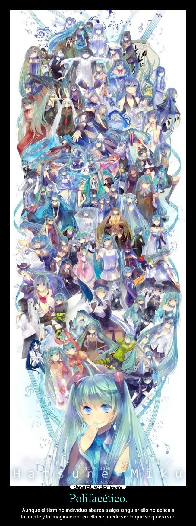 carteles anime hatsune miku roles vocaloid meinspireenunaacusacionquehacepocosemehizo desmotivaciones