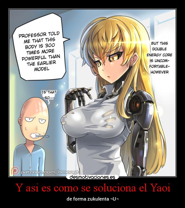 Y asi es como se soluciona el Yaoi - 