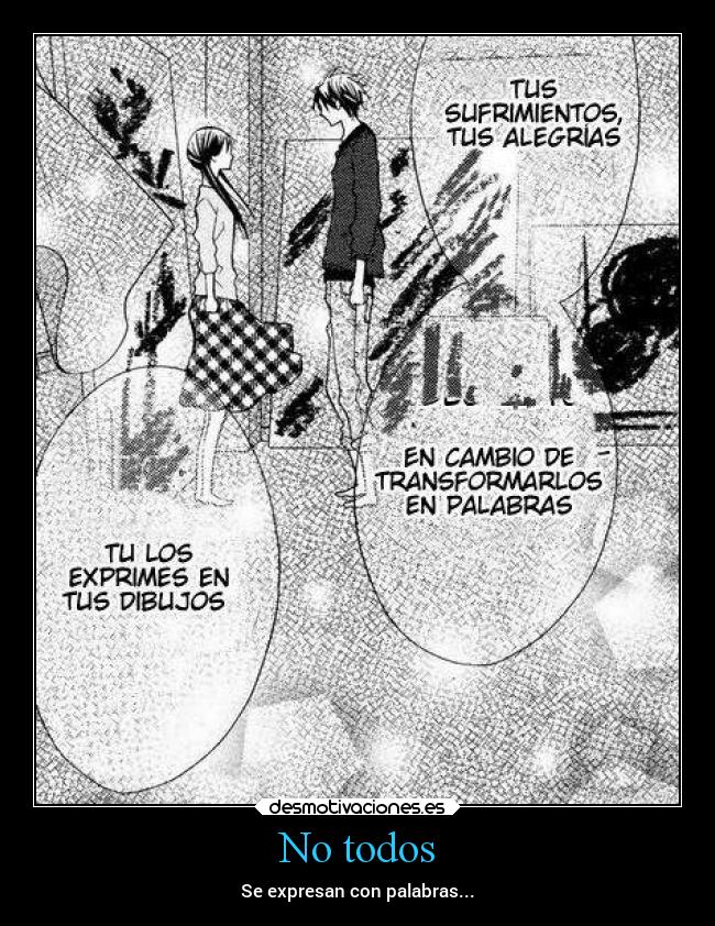 carteles anime sentimientos arte palabras dibujo crayon days manga desmotivaciones