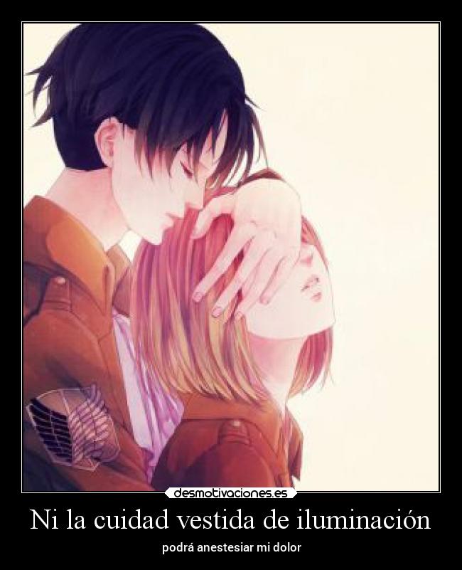 Ni la cuidad vestida de iluminación -