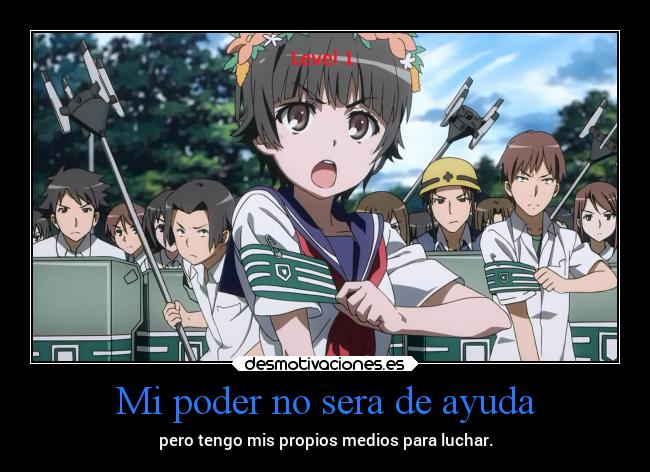 Mi poder no sera de ayuda - 