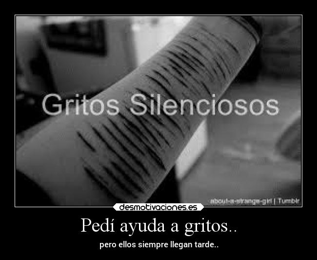 carteles ayuda ausencia desmotivaciones