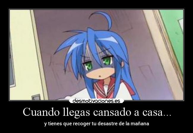 carteles casa anime mama mata desmotivaciones