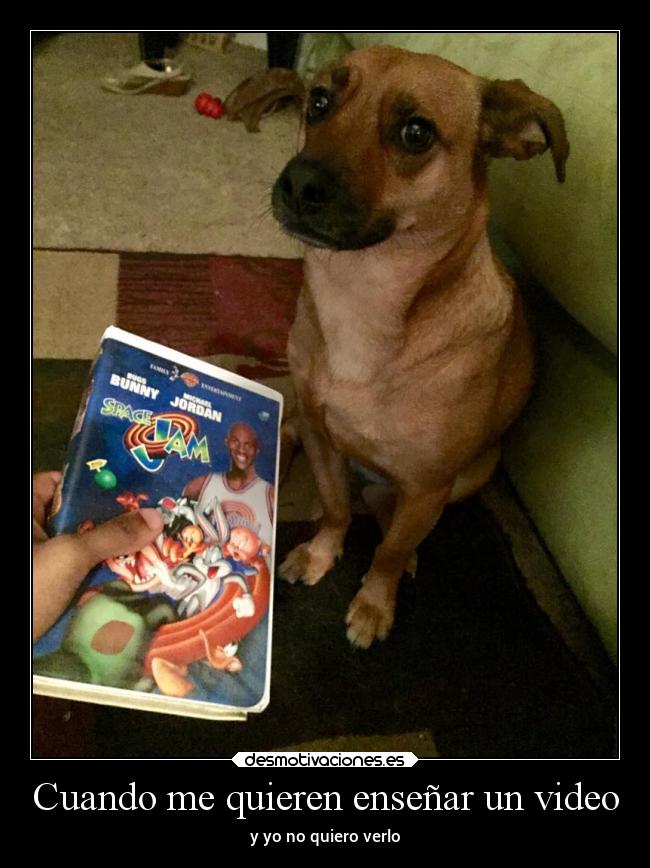 Cuando me quieren enseñar un video - 