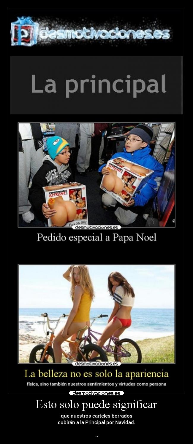 Esto solo puede significar - 