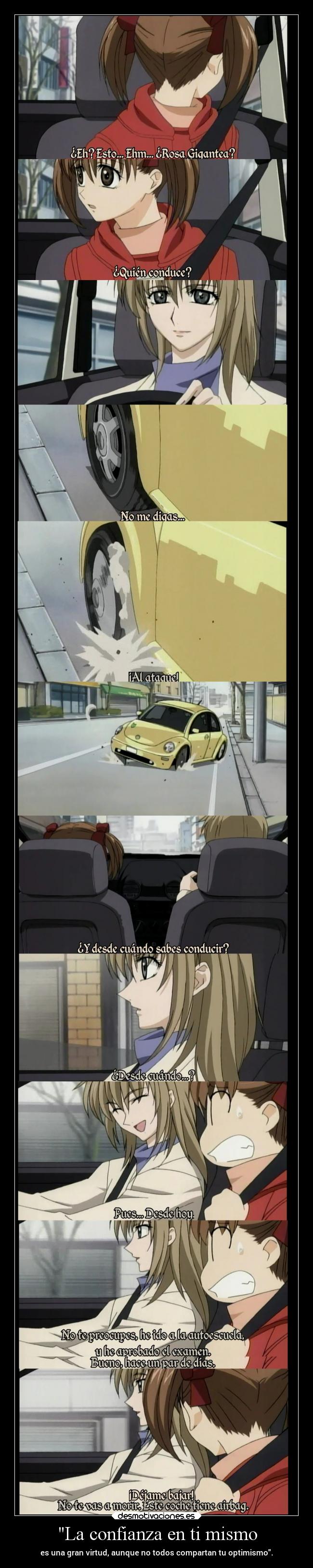 La confianza en ti mismo -