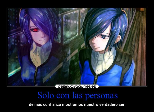 Solo con las personas -