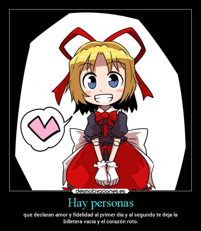 Hay personas -