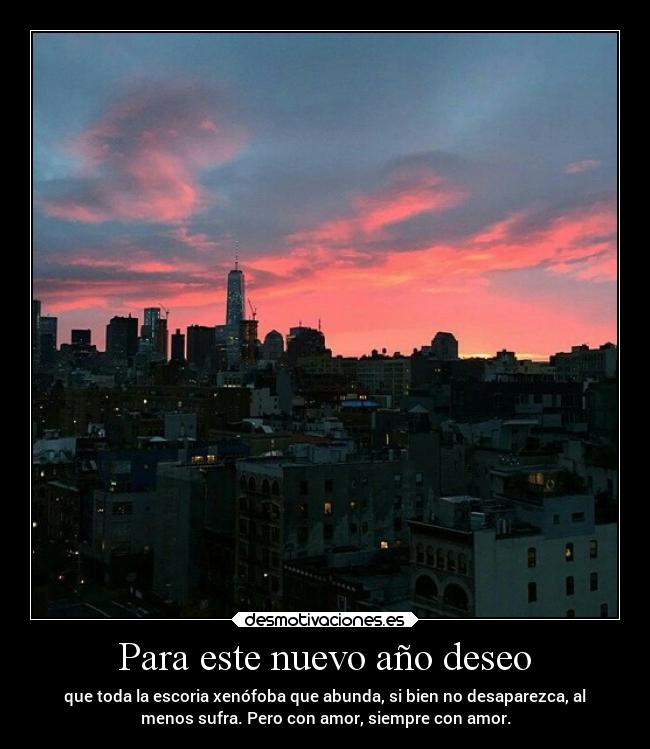 Para este nuevo año deseo -