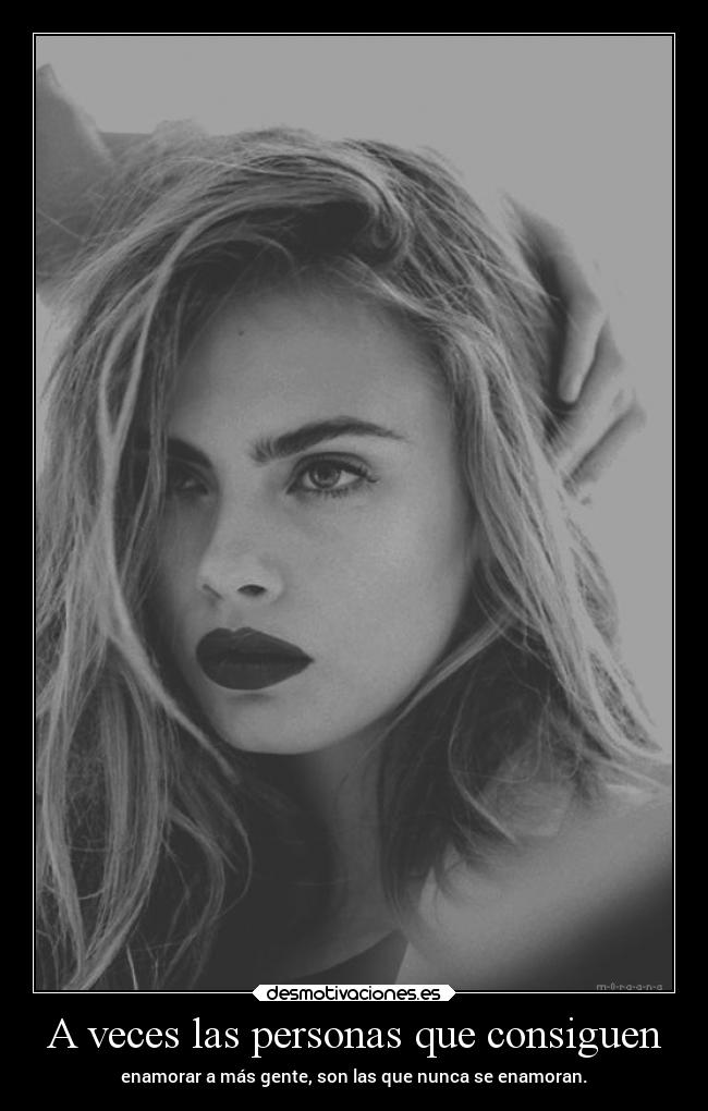 A veces las personas que consiguen -