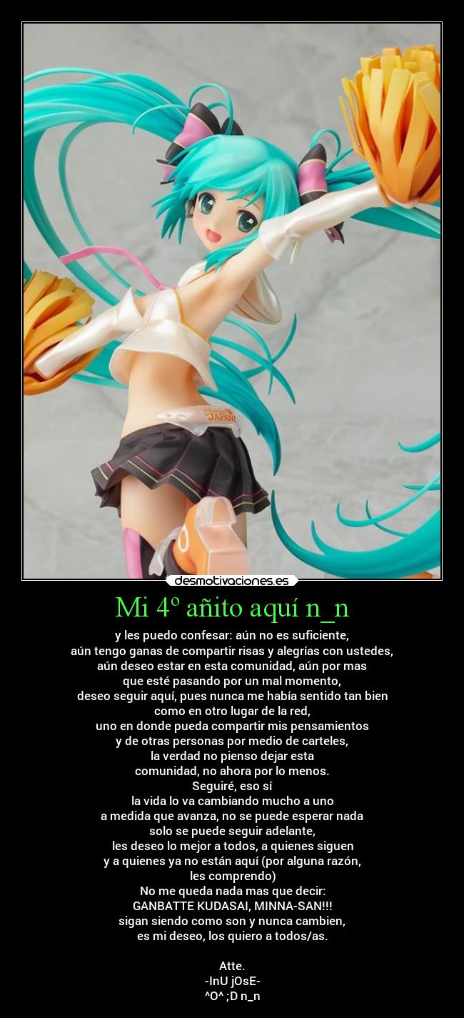 Mi 4º añito aquí n_n -