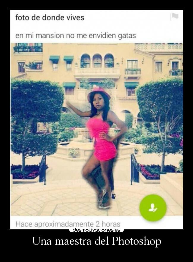 Una maestra del Photoshop -