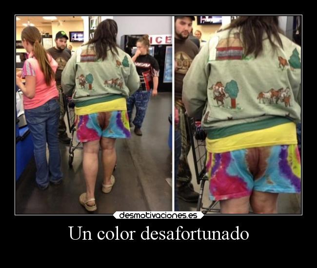 Un color desafortunado -