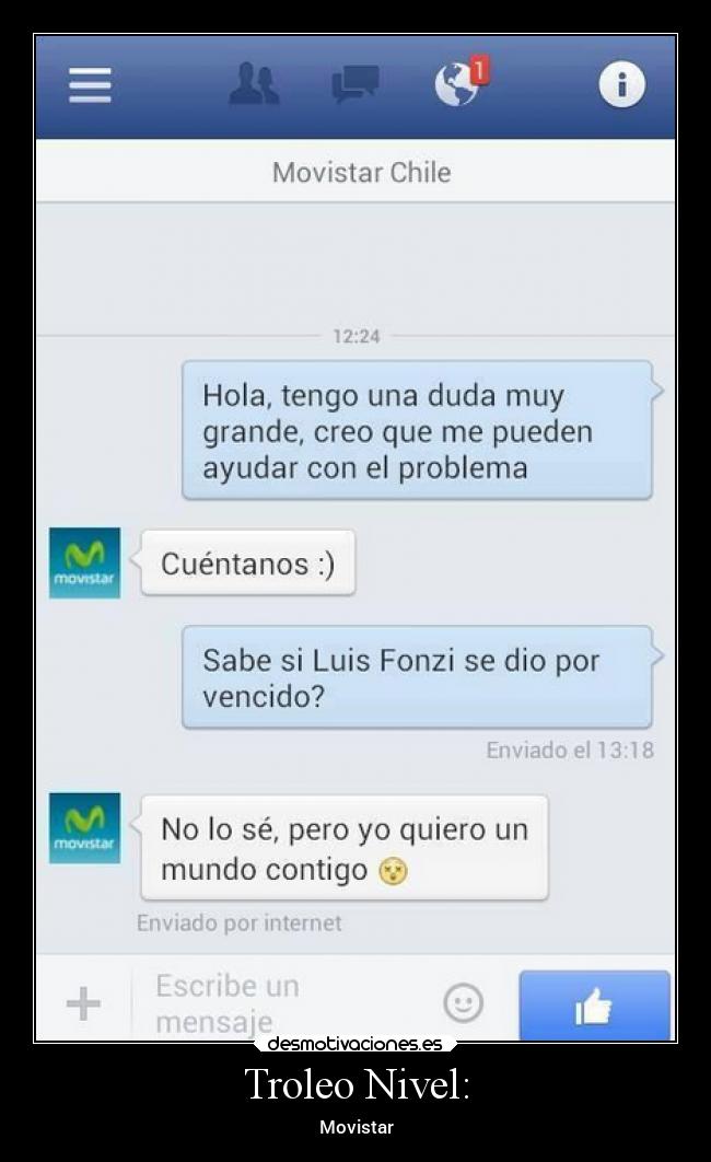 Troleo Nivel: - Movistar