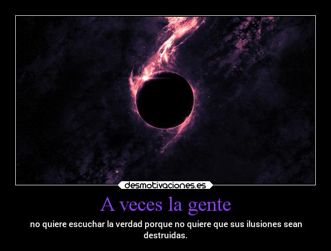 A veces la gente -