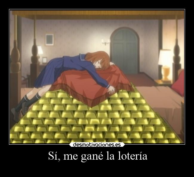 Sí, me gané la lotería - 