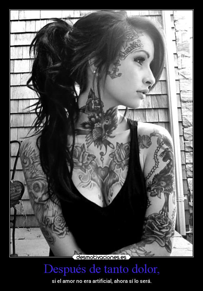 Después de tanto dolor, -