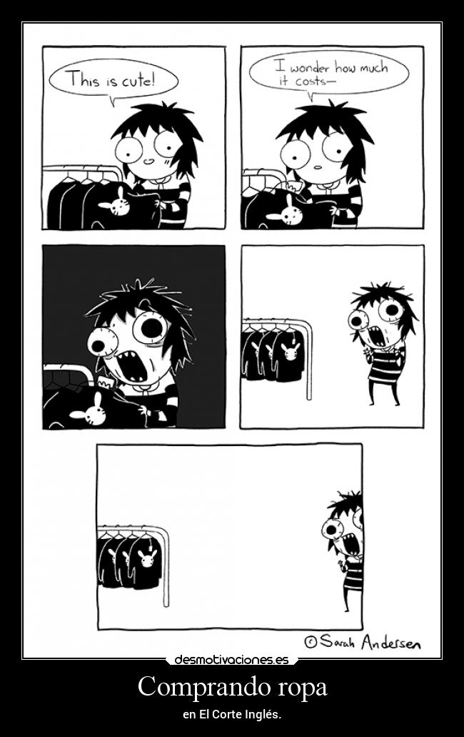 Comprando ropa -