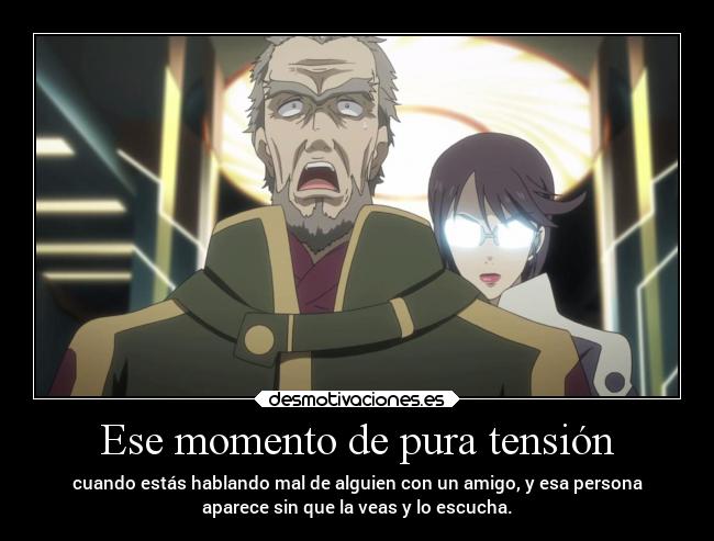 Ese momento de pura tensión -