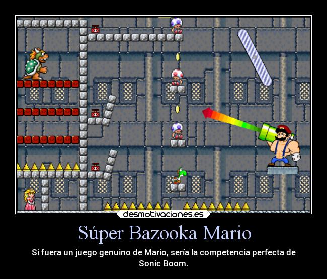 Súper Bazooka Mario -