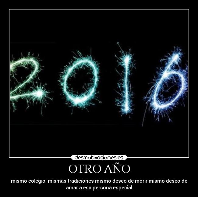 OTRO AÑO - 