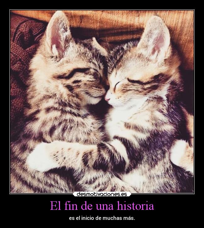 El fin de una historia - es el inicio de muchas más.