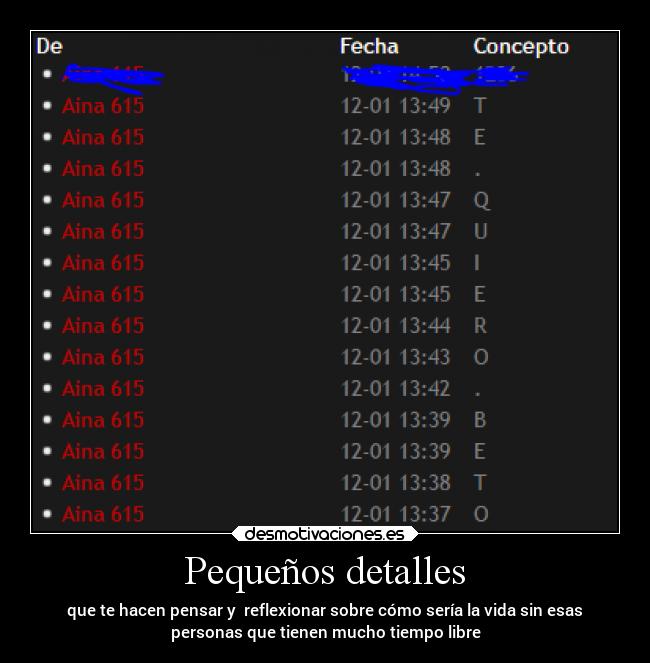 Pequeños detalles -