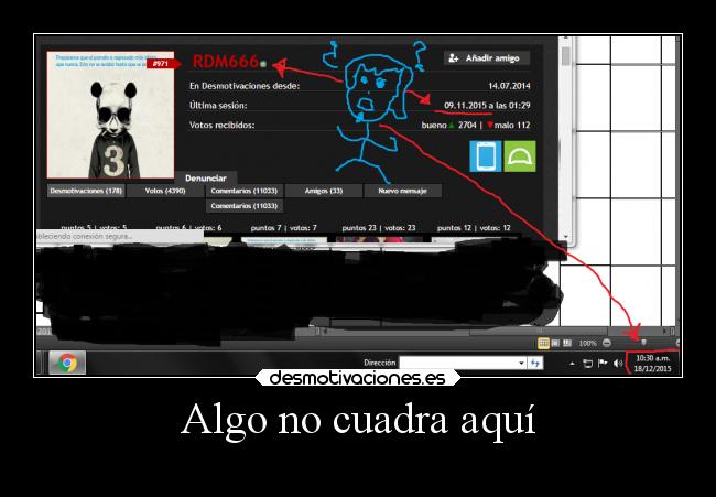 Algo no cuadra aquí -