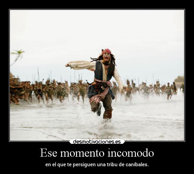 Ese momento incomodo -