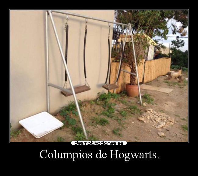 Columpios de Hogwarts. -