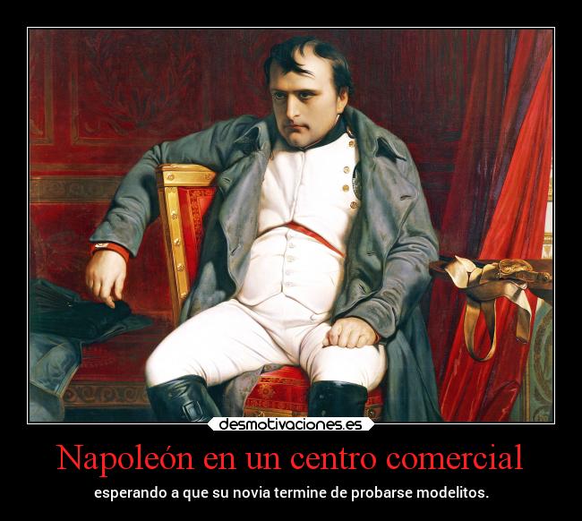 Napoleón en un centro comercial - 