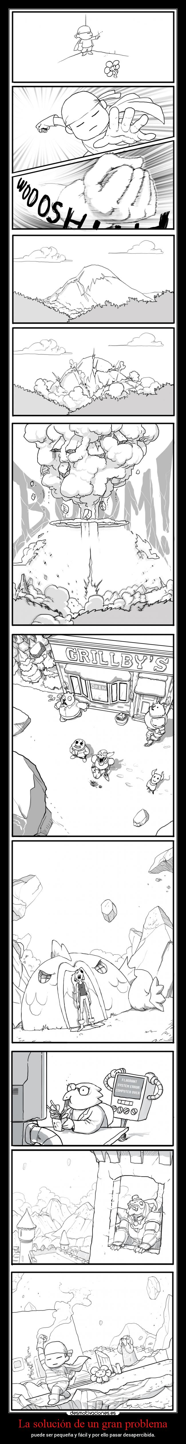 La solución de un gran problema -