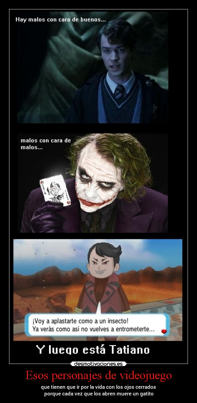 Esos personajes de videojuego -