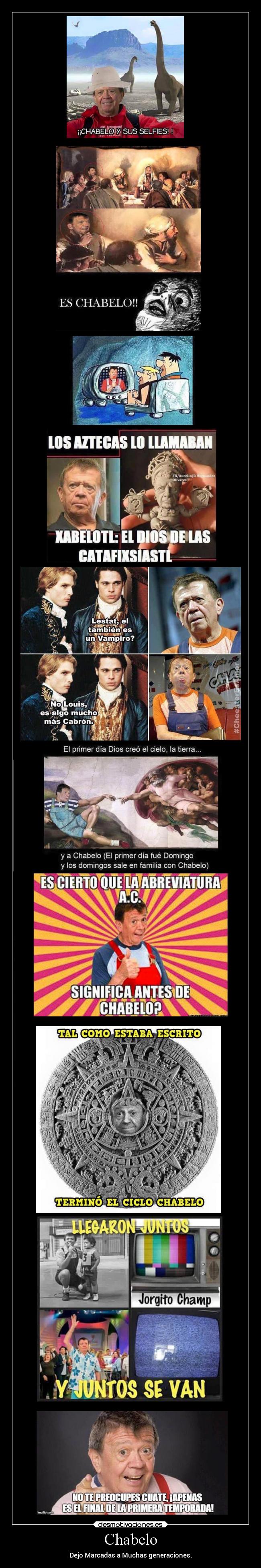 Chabelo - Dejo Marcadas a Muchas generaciones.