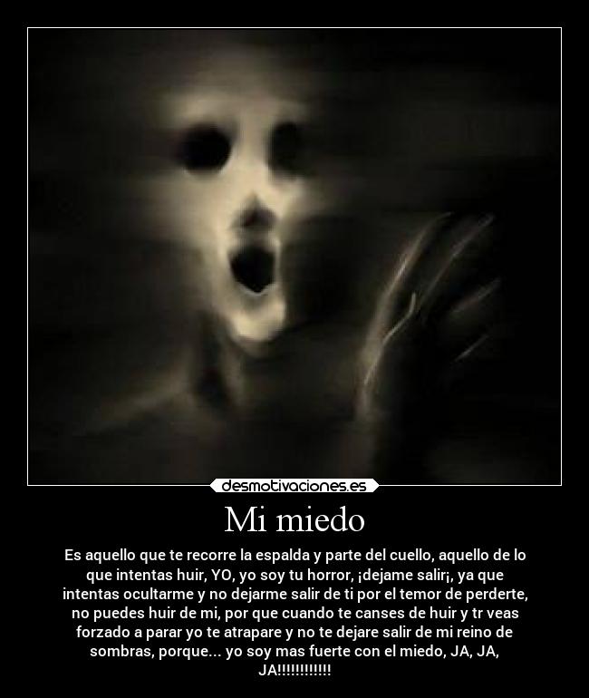Mi miedo -