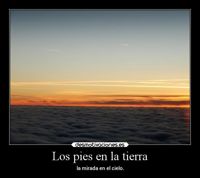 Los pies en la tierra -