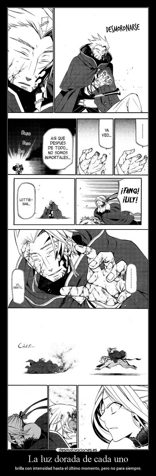 carteles muerte anime raptorhunters harukaze manga epicanime pandorahearts pandora hearts baskerville fang desmotivaciones