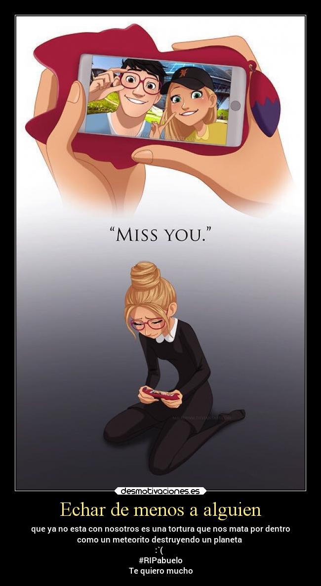 Echar de menos a alguien - 