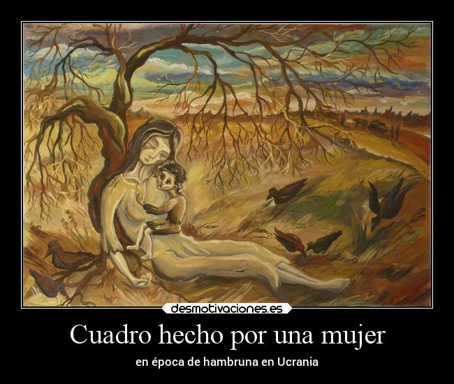 Cuadro hecho por una mujer - 