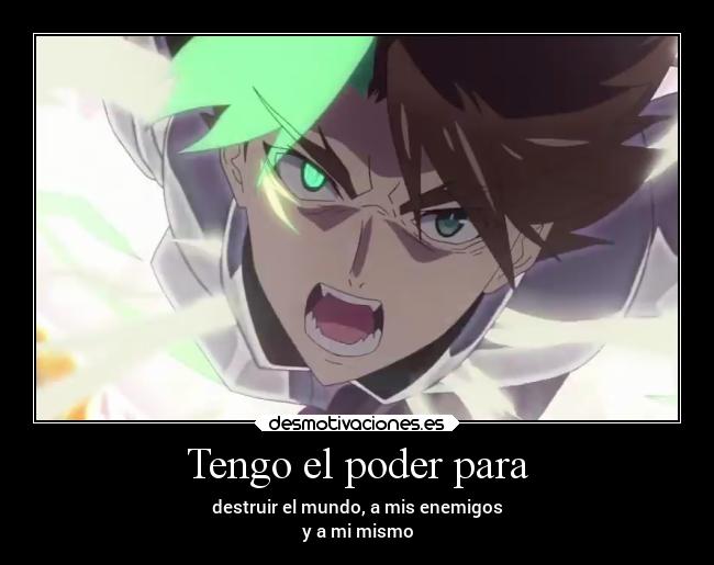 carteles mundo anime basara mio shimaimaonotestament destruir demonio enemigos poder desmotivaciones