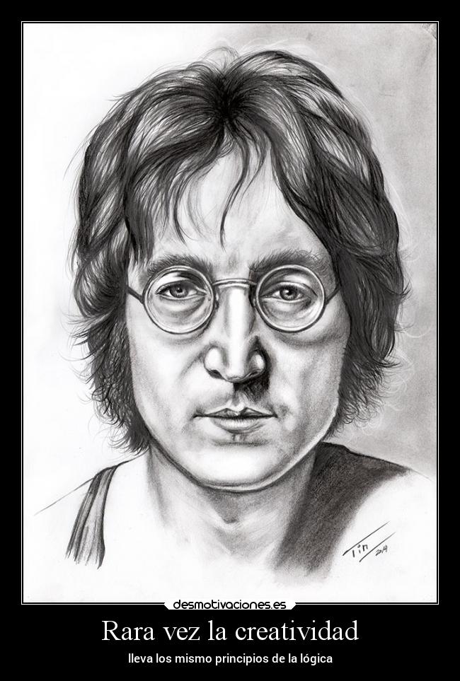 Rara vez la creatividad - lleva los mismo principios de la lógica