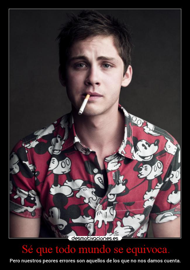 carteles mundo vida llllll minimilhouse loganlerman fabuloso clanrojo desmotivaciones