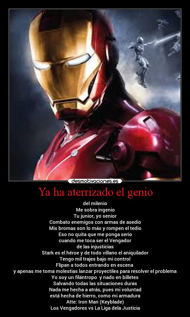 Ya ha aterrizado el genio - 