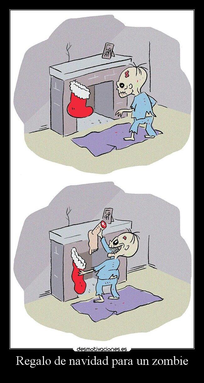 Regalo de navidad para un zombie -